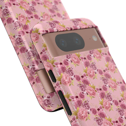 Rose Diamond Romance in Amelie - Tough Phone Case