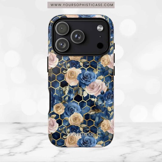 Royal Floral in Midnight Rose - Tough Phone Case