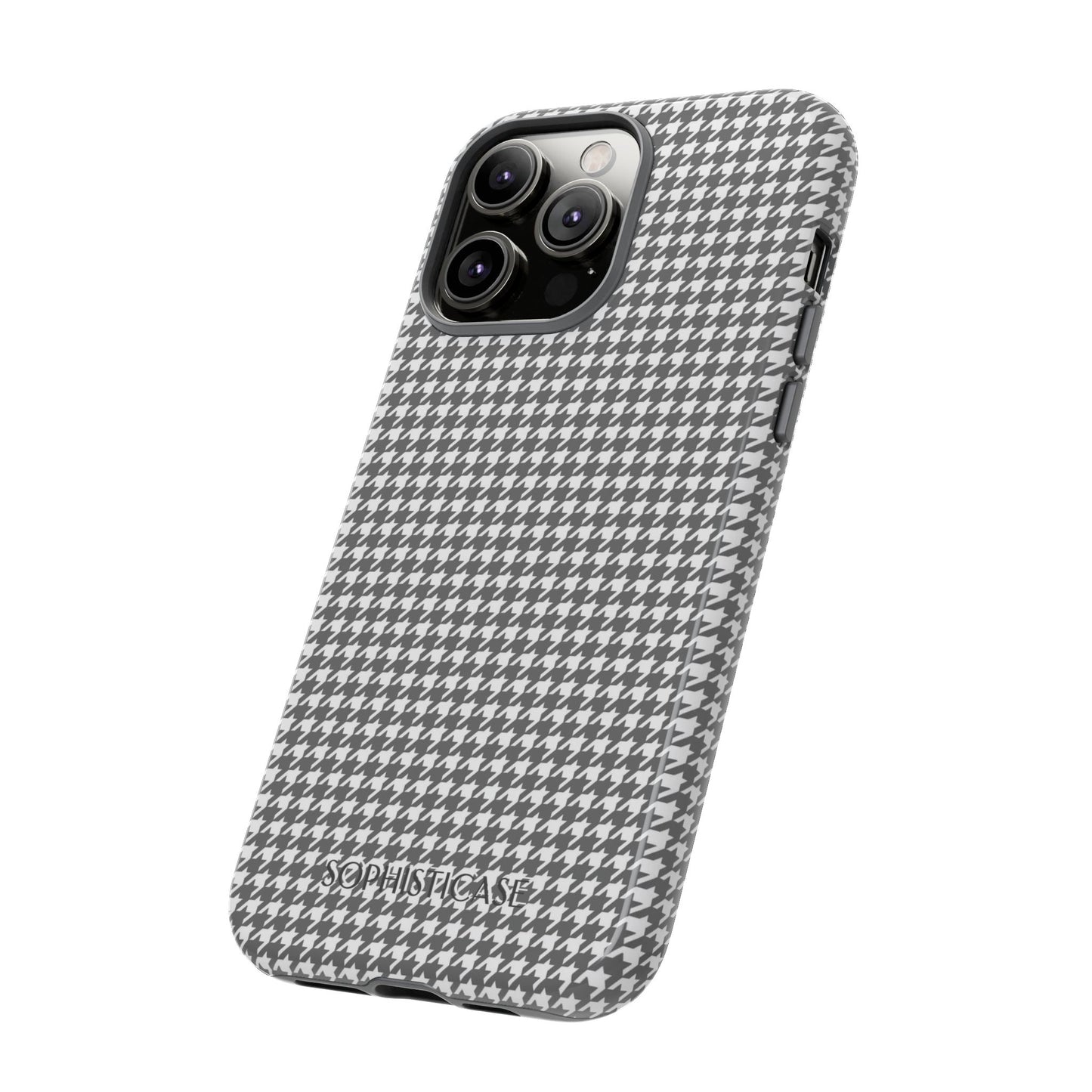 Tough Case - Houndstooth in Grey