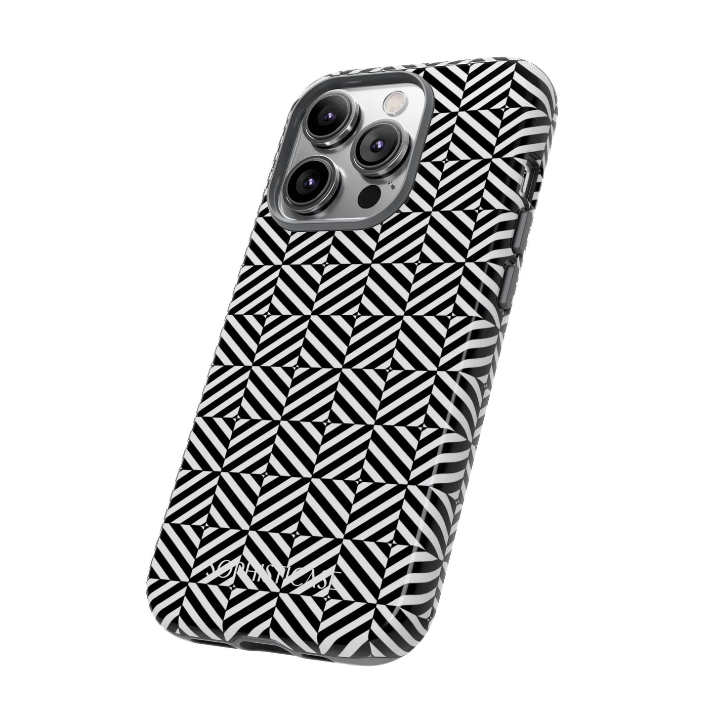 Illusions in Black - iPhone Case, Samsung Galaxy Case, Google Pixel Case