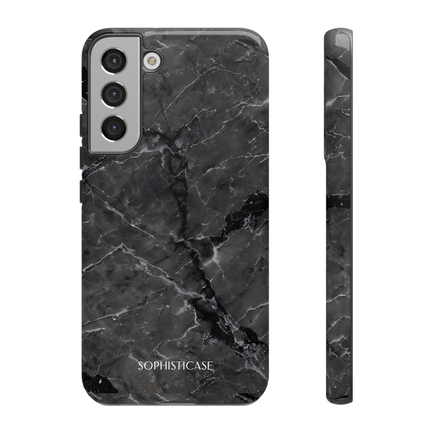 Marble Opulence in Black - iPhone Case, Samsung Galaxy Case, Google Pixel Case