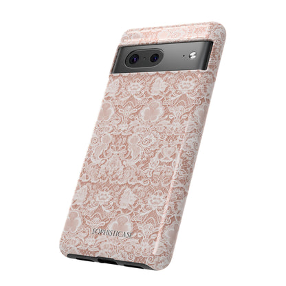 Luxe Lace in Brown - iPhone Case, Samsung Galaxy Case, Google Pixel Case