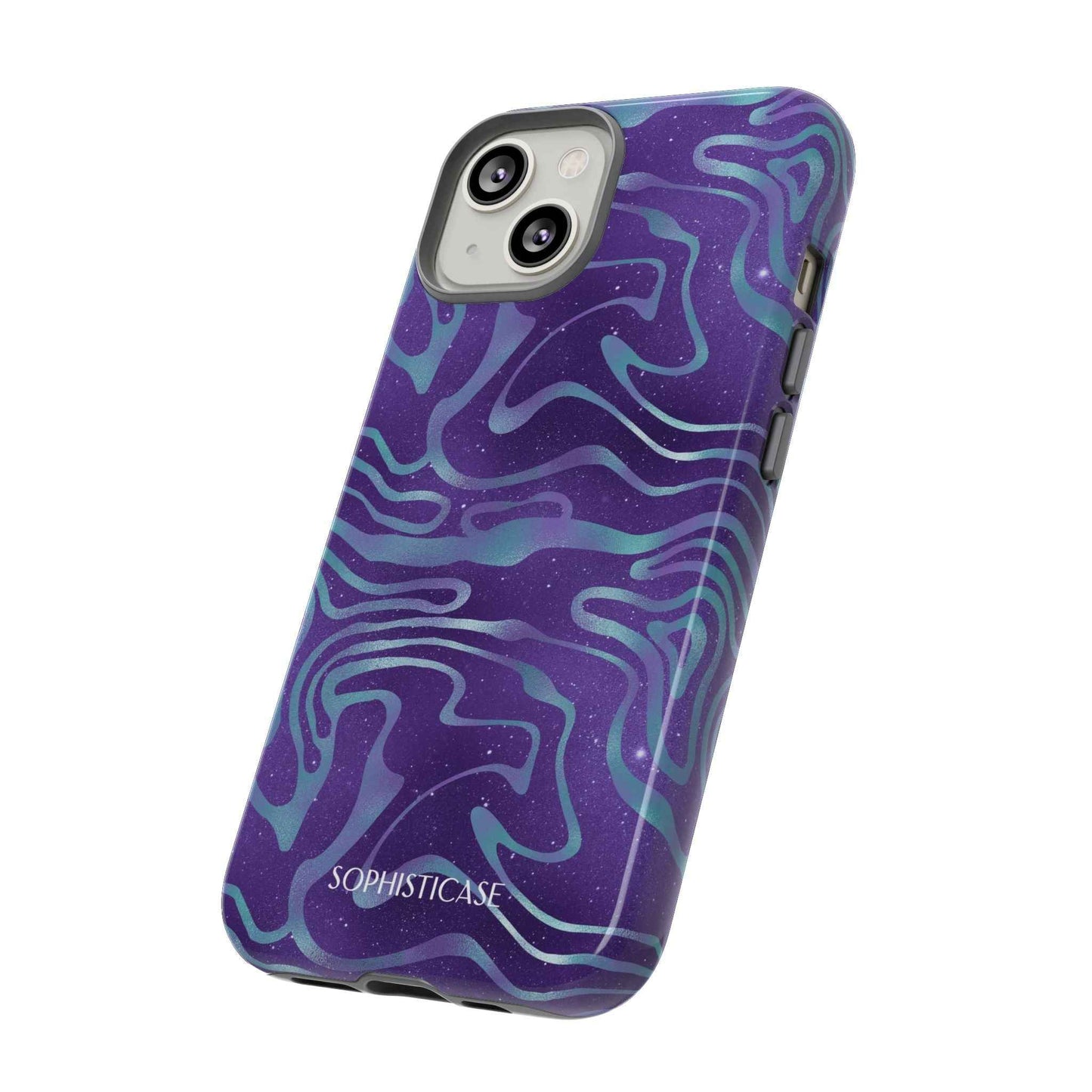 Cosmic Zebra in Blue & Purple - iPhone Case, Samsung Galaxy Case, Google Pixel Case