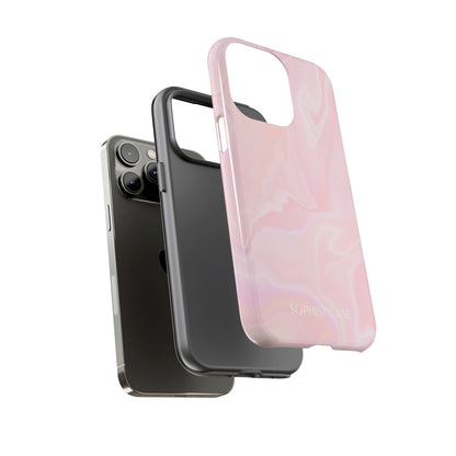 Liquid Magic in Pink Haze - Protective Phone Case for iPhone