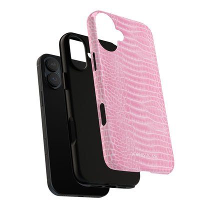 Luxe Leather in Pink - iPhone Case