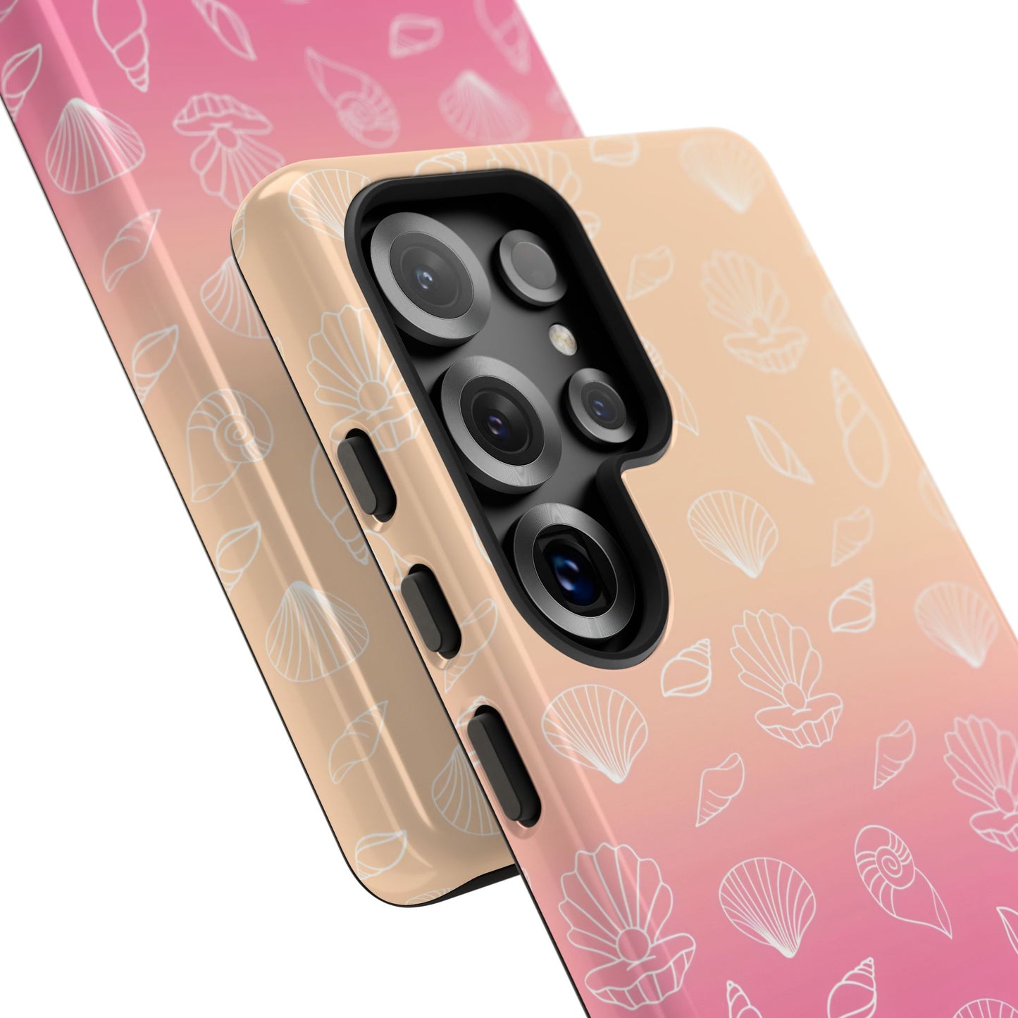 Seashell Society in Sandy Pink Sunset - iPhone Case, Samsung Galaxy Case, Google Pixel Case