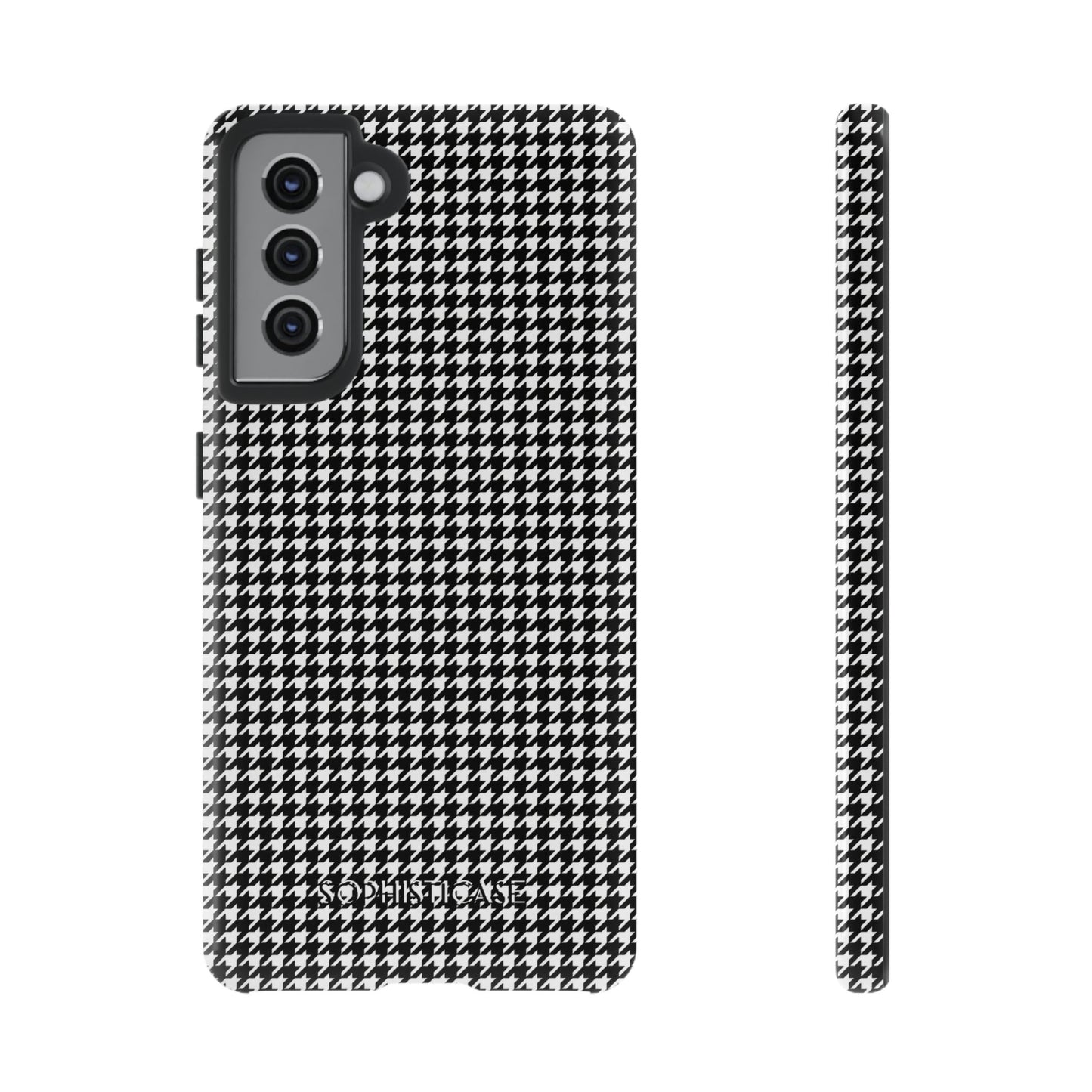 Tough Case - Houndstooth in Black