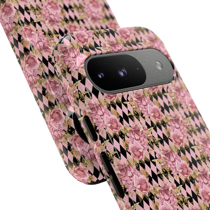 Rose Diamond Romance in Isolde - Tough Phone Case