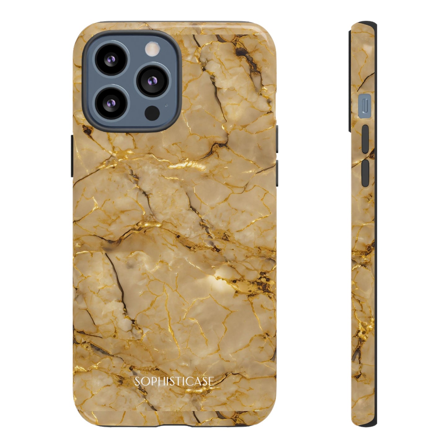 Marble Opulence in Gold - iPhone Case, Samsung Galaxy Case, Google Pixel Case