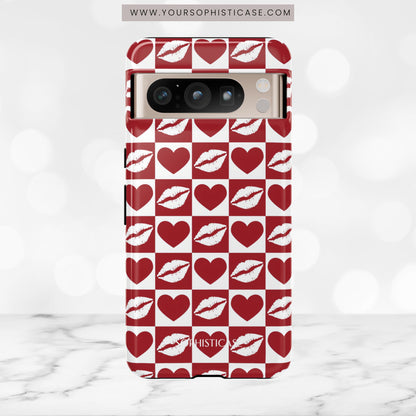 Belle Amie in Red - Tough Phone Case