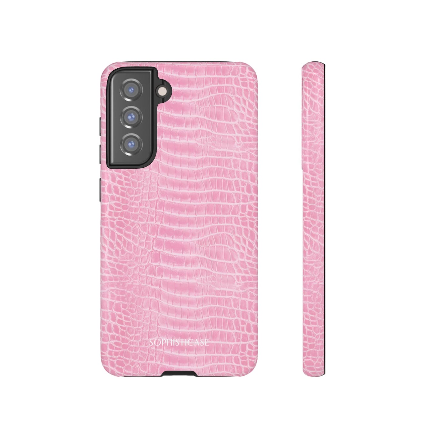 Luxe Leather in Pink - Tough Phone Case