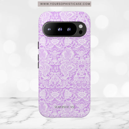 Luxe Lace in Purple - iPhone Case, Samsung Galaxy Case, Google Pixel Case