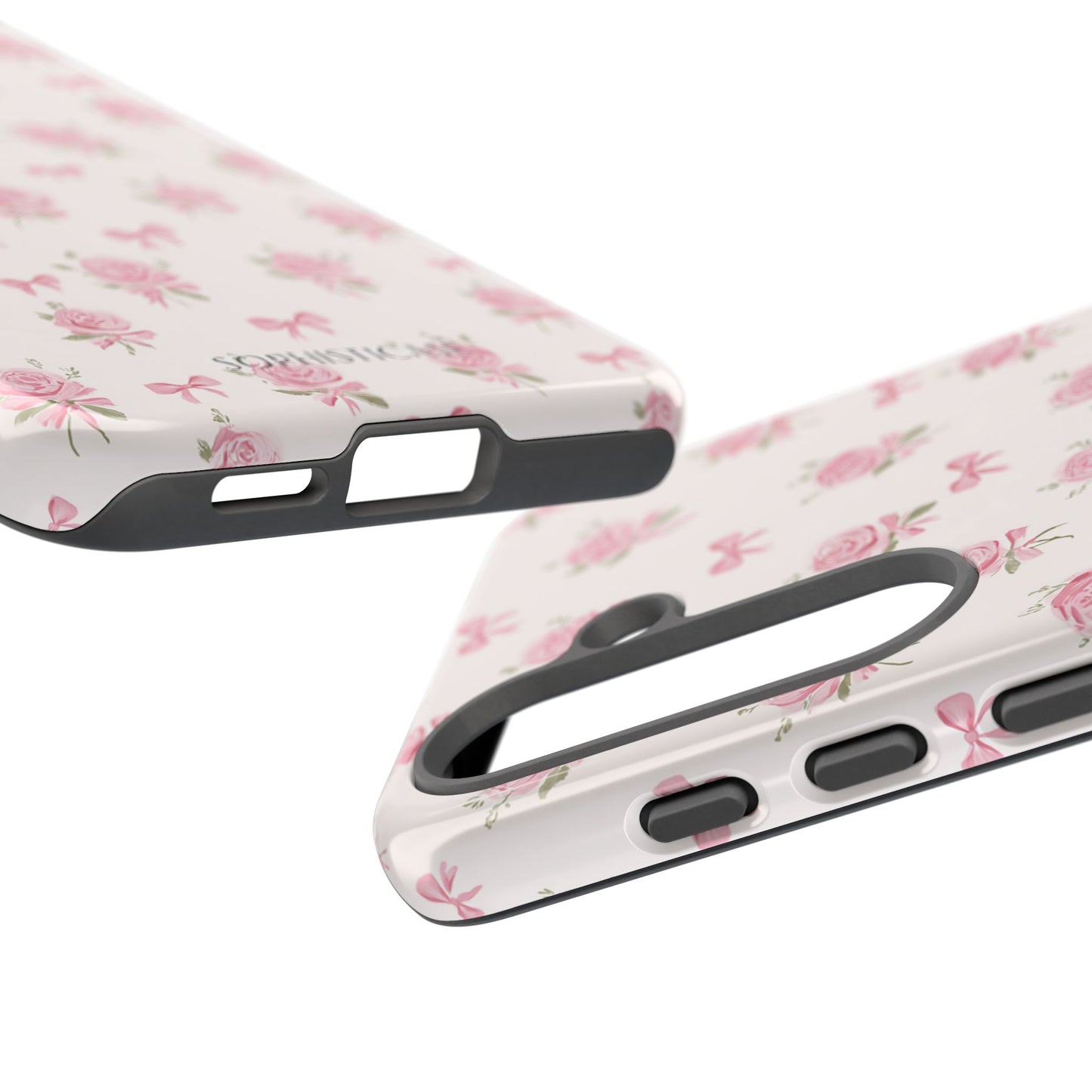 The Sweetest Thing in Coquette Roses and Bows - iPhone Case, Samsung Galaxy Case, Google Pixel Case