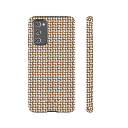 Tough Case - Houndstooth in Brown