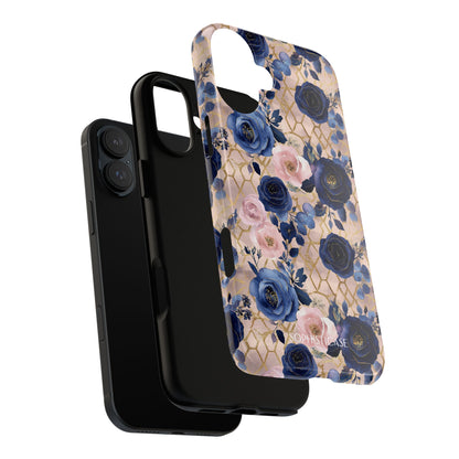 Royal Floral in Navy Blush - Tough Phone Case