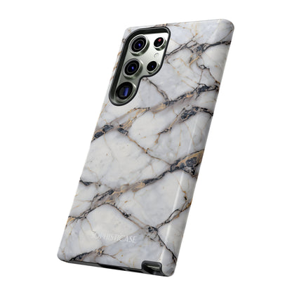 Marble Opulence in Cracked Beige - iPhone Case, Samsung Galaxy Case, Google Pixel Case