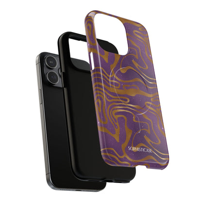 Cosmic Gold in Purple - iPhone Magsafe Case