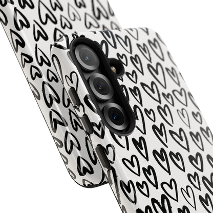 Dark Thoughts in Urban Heart - Tough Phone Case