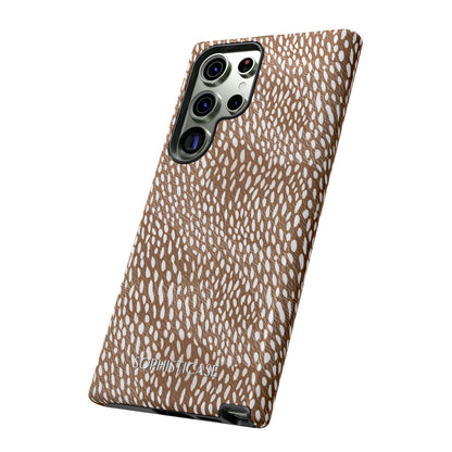 Oh Deer! in Brown - Drop Proof Phone Case for Samsung Galaxy