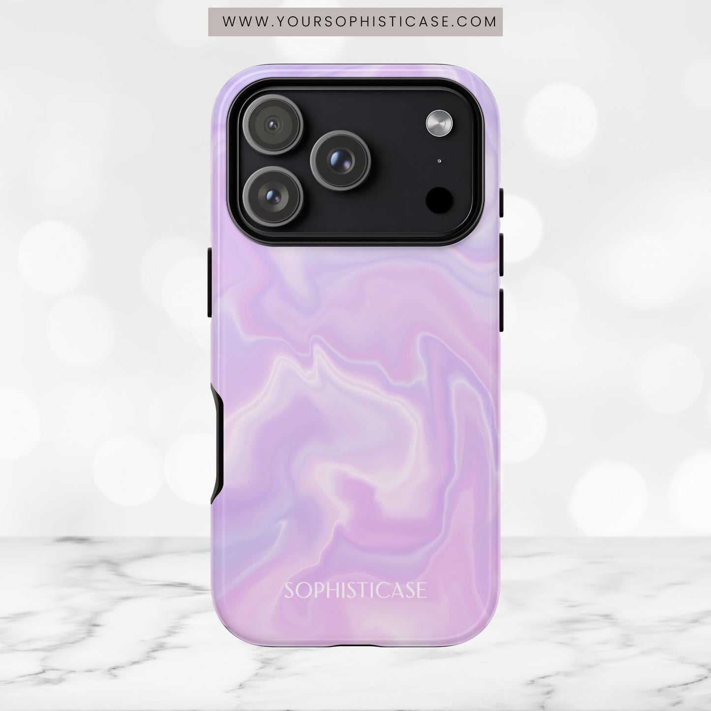 Liquid Magic in Sunset Haze - iPhone Case