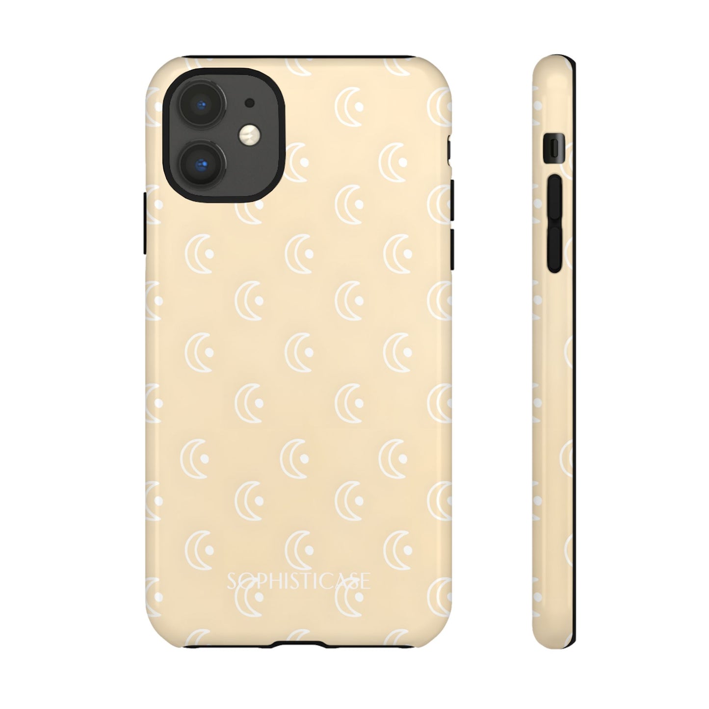 Moon Phase in Yellow - Tough Phone Case for iPhone