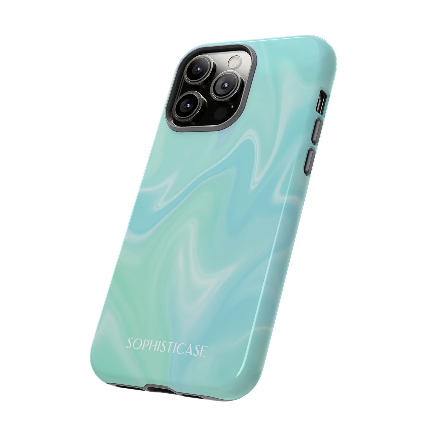 Liquid Magic in Green Haze - Drop Proof Phone Case for iPhone