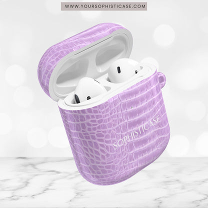 AirPod Cases - Luxe Leather in Purple