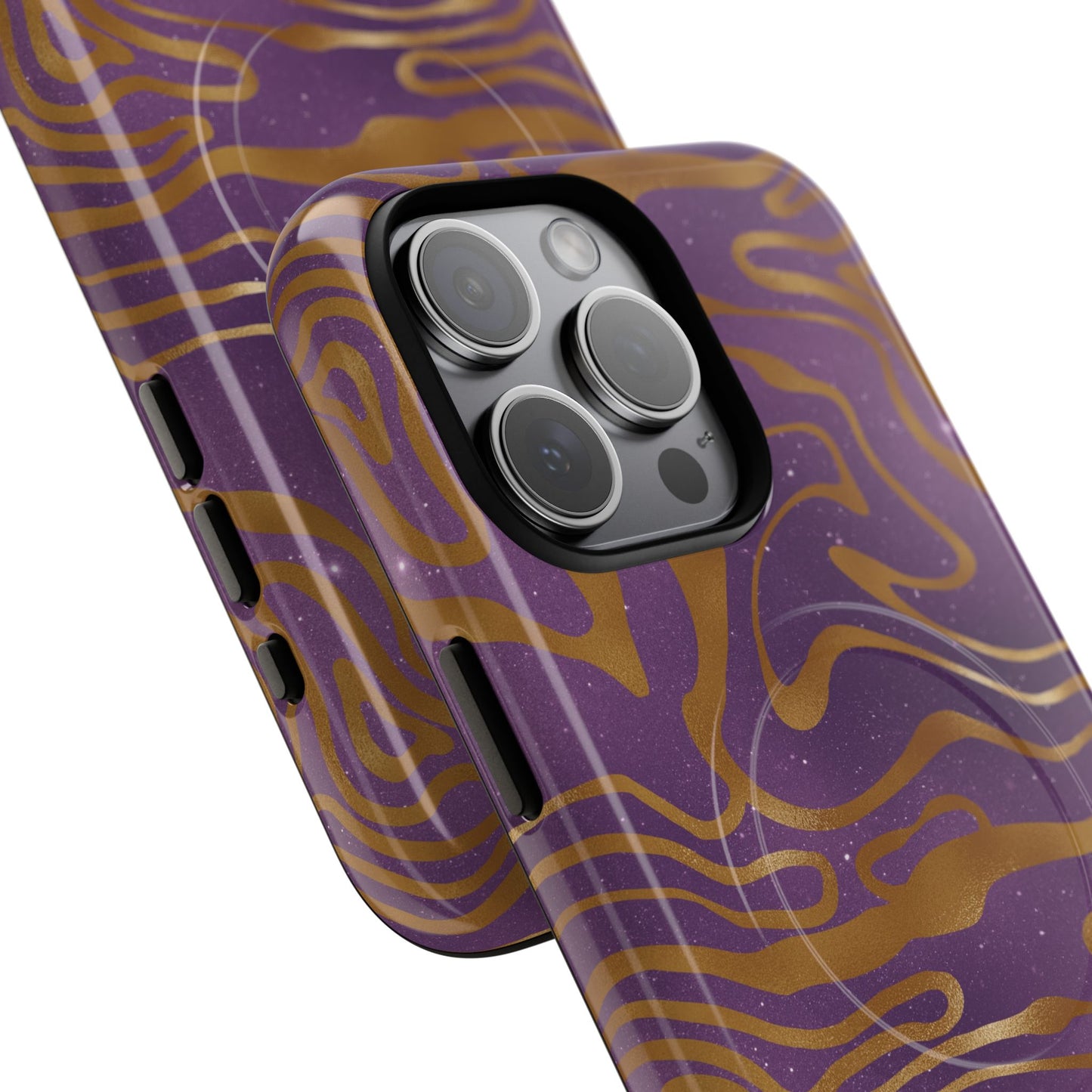 Cosmic Gold in Purple - iPhone Magsafe Case