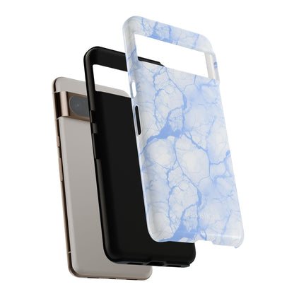 Marble Opulence in Blue - Tough Phone Case