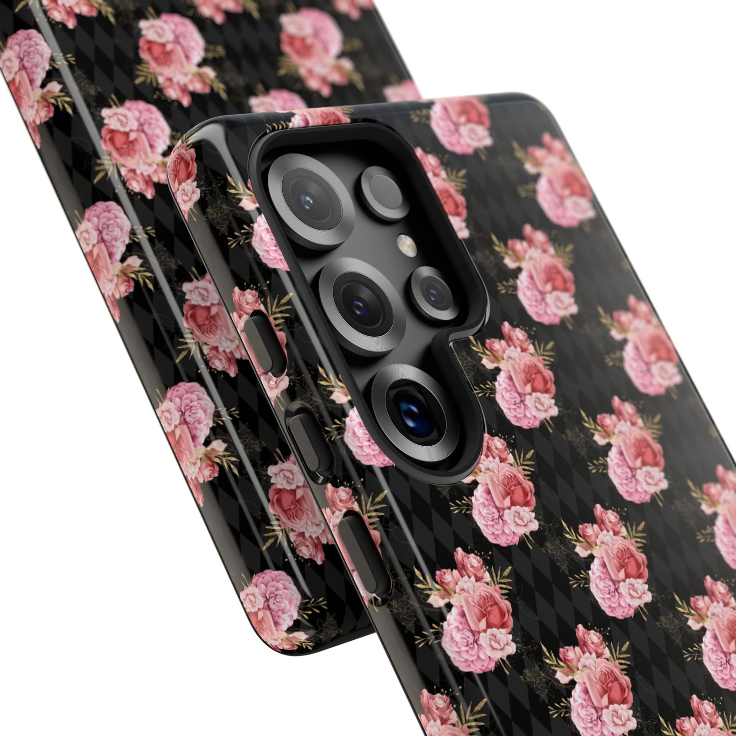 Rose Diamond Romance in Vivienne - Tough Phone Case
