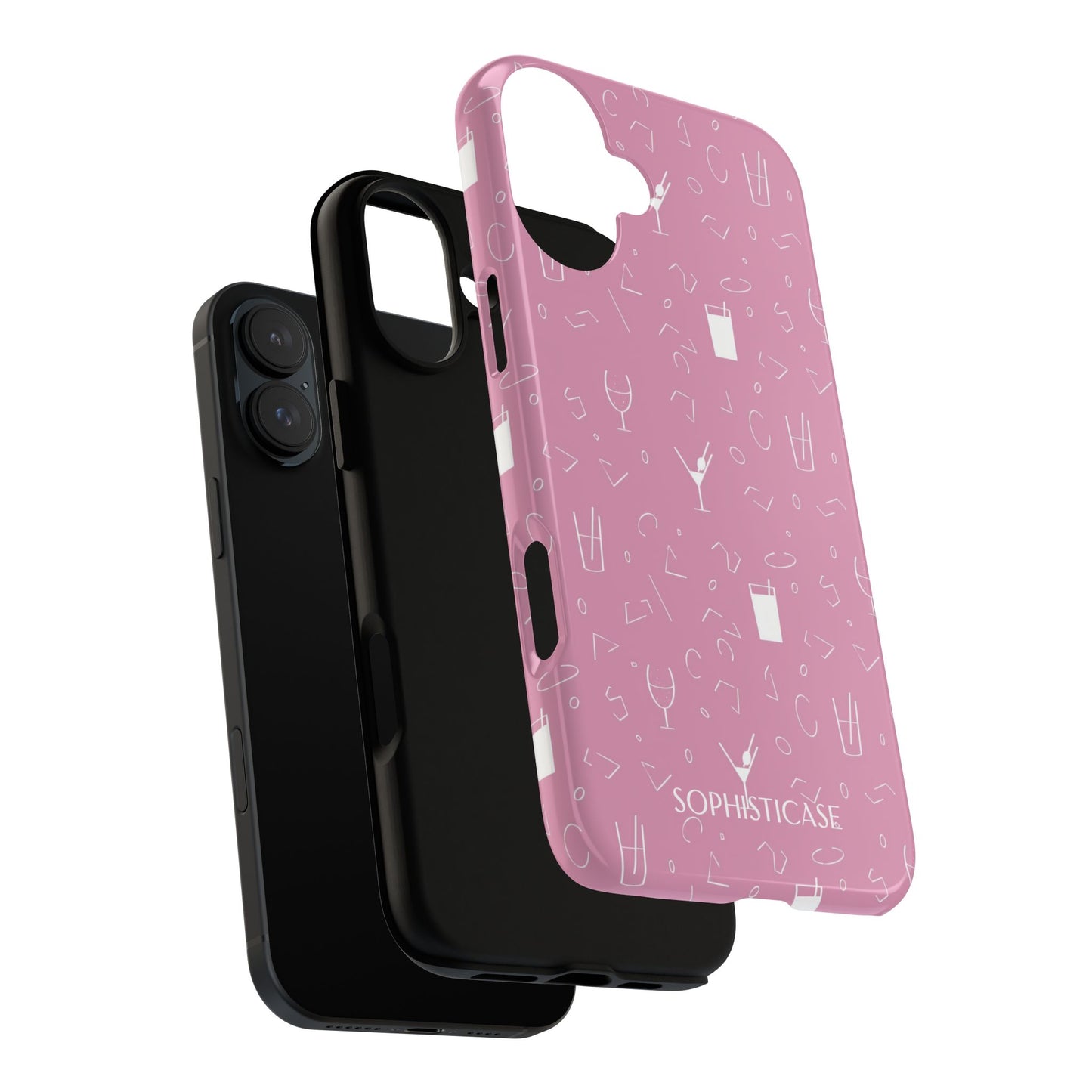 Cocktail Hour in Pink - iPhone Case
