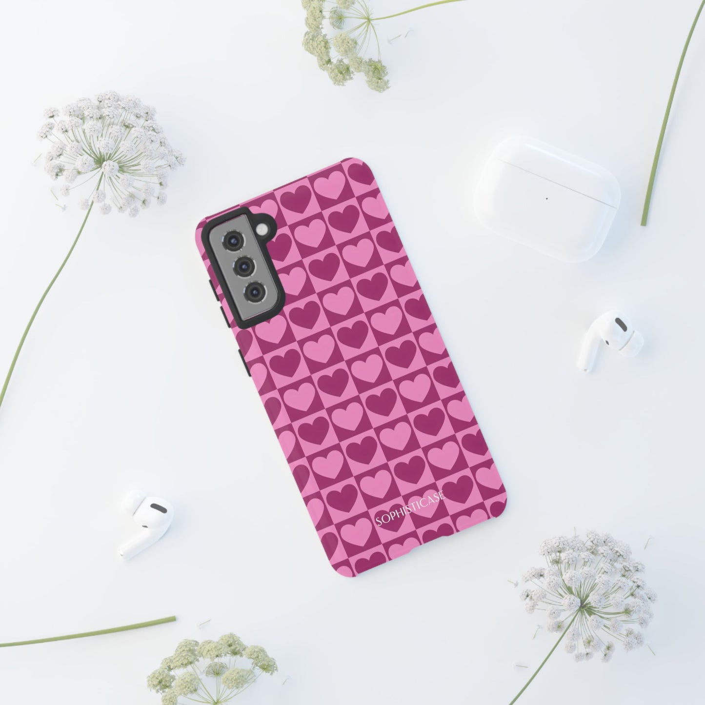Tough Love in Purple - Tough Phone Case