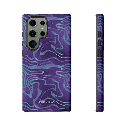 Cosmic Gold in Blue & Purple - iPhone Case, Samsung Galaxy Case, Google Pixel Case