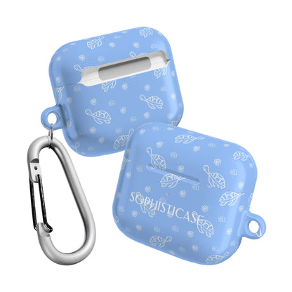 AirPod Cases - Turtle Island in Blue