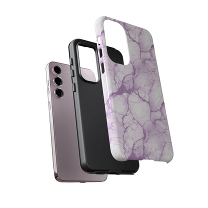 Marble Opulence in Purple - Tough Phone Case