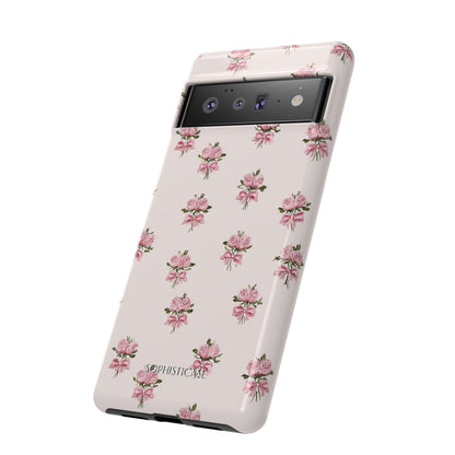 The Sweetest Thing in Coquette Rose Bouquet - iPhone Case, Samsung Galaxy Case, Google Pixel Case