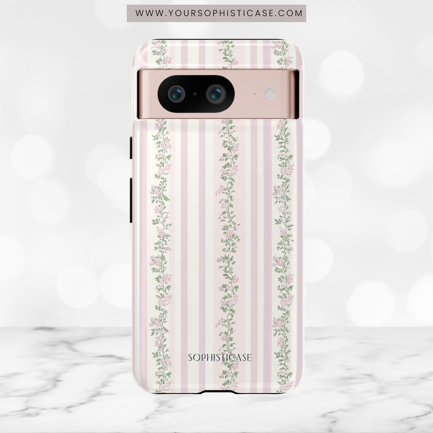 The Sweetest Thing in Coquette Rose Vine - iPhone Case, Samsung Galaxy Case, Google Pixel Case