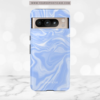 Liquid Dreams in Smoke Blue - Tough Phone Case