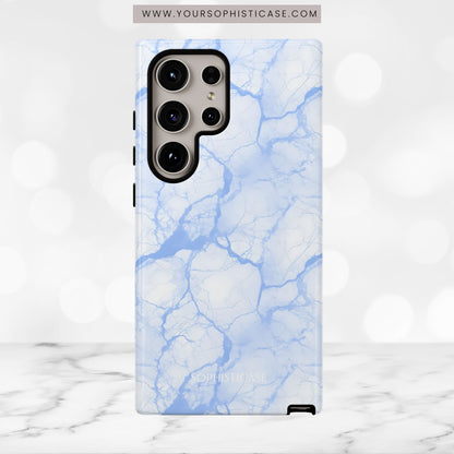 Marble Opulence in Blue - Tough Phone Case