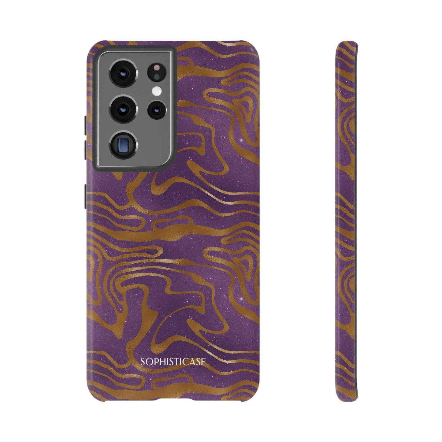 Cosmic Zebra in Purple - iPhone Case, Samsung Galaxy Case, Google Pixel Case