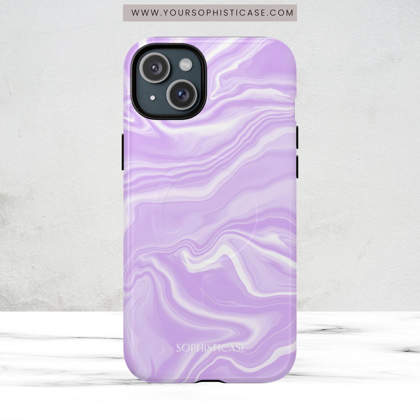 Liquid Dreams in Light Purple - Magsafe Case