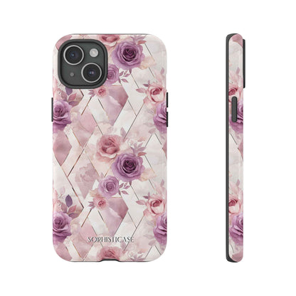 Royal Floral in Mauve Rose - Tough Phone Case