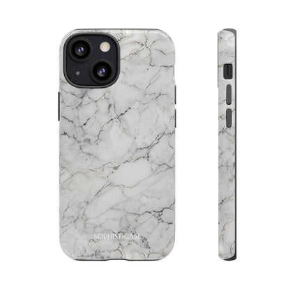 Marble Opulence in White - iPhone Case, Samsung Galaxy Case, Google Pixel Case