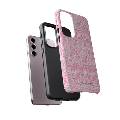 Luxe Lace in Pink - iPhone Case, Samsung Galaxy Case, Google Pixel Case