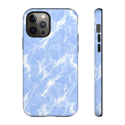 Marble Crush in Blue - Tough Phone Case