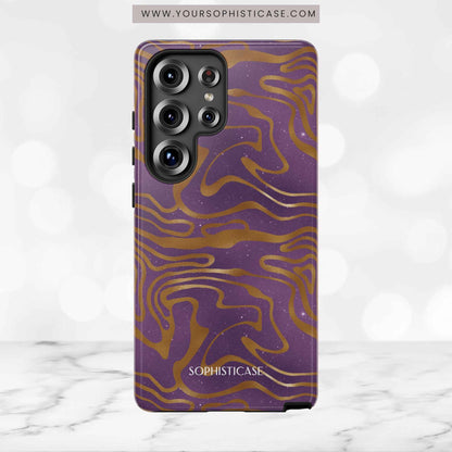 Cosmic Zebra in Purple - iPhone Case, Samsung Galaxy Case, Google Pixel Case