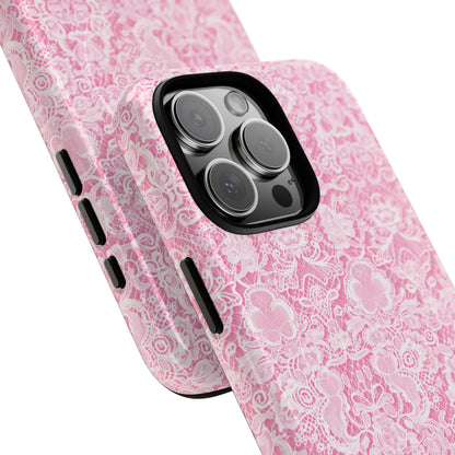 Luxe Lace in Pink - Magsafe Case