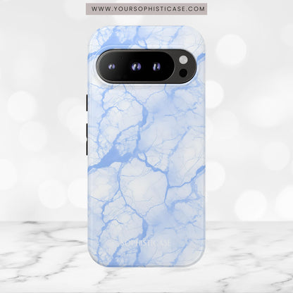 Marble Opulence in Blue - Tough Phone Case