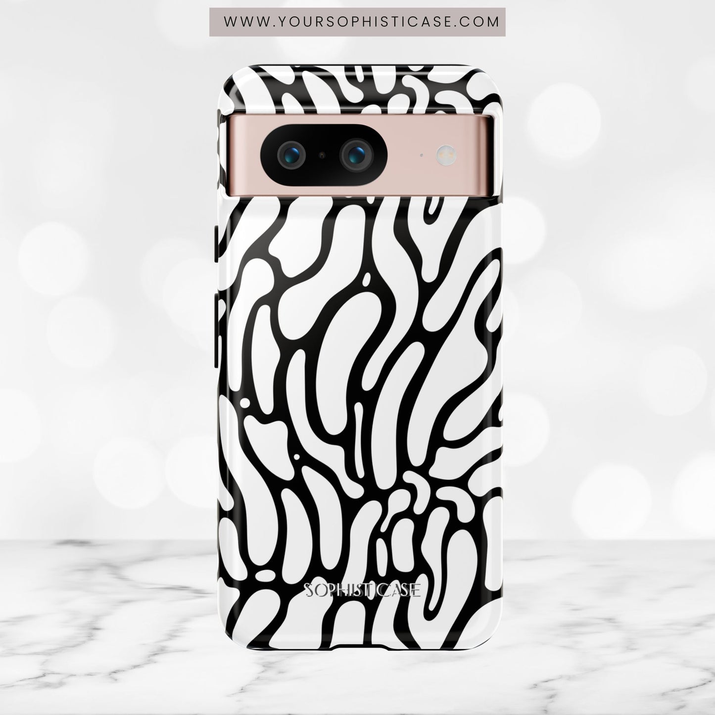 Dark Thoughts in Onyx - Tough Phone Case