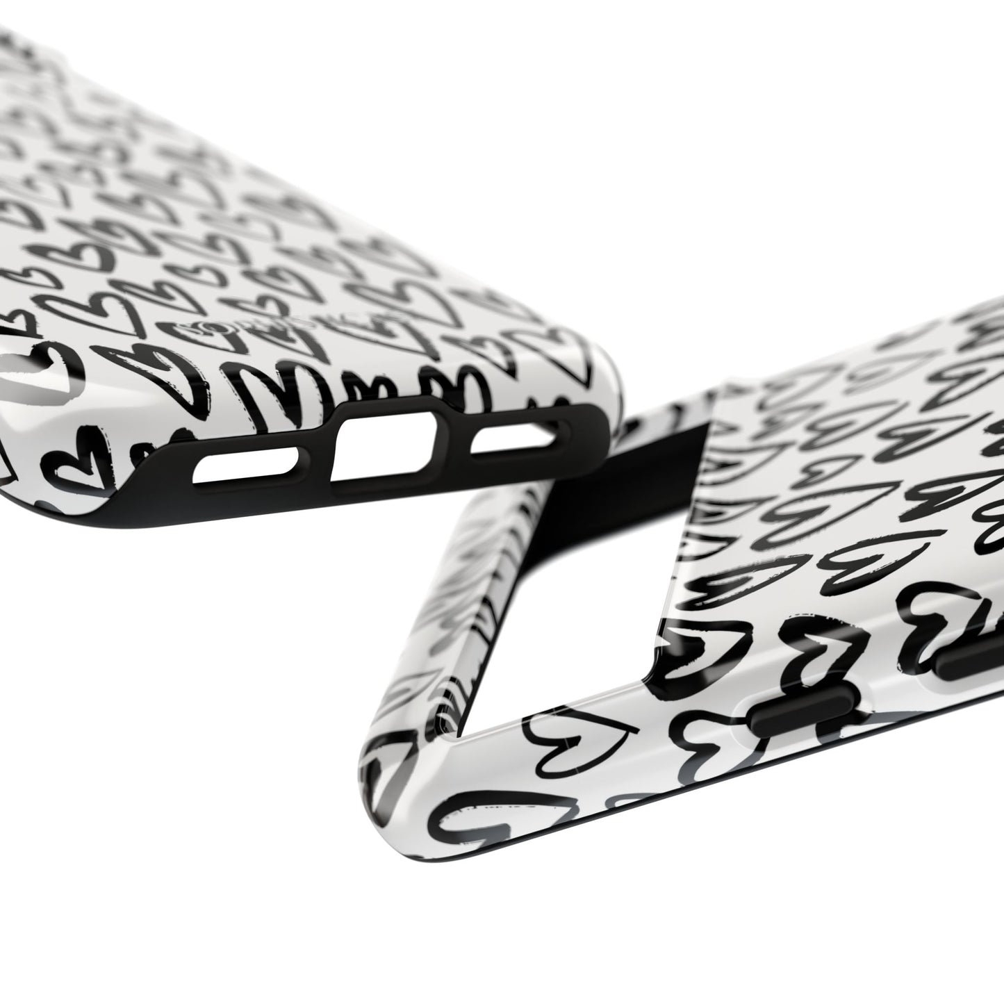 Dark Thoughts in Urban Heart - Tough Phone Case